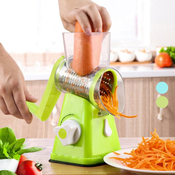 Manual Vegetable Cutter Slicer Tiling Table Drum Grater Home Housewives Food Pro - Picture 3 of 3